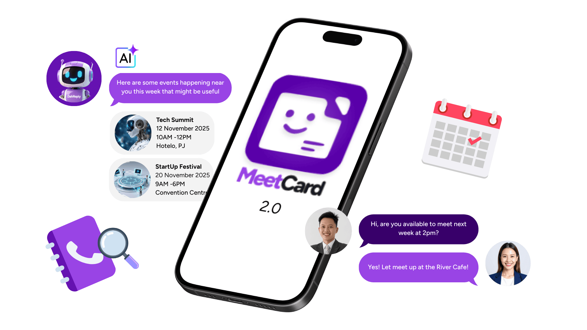 MeetCard 2.0 App Preview